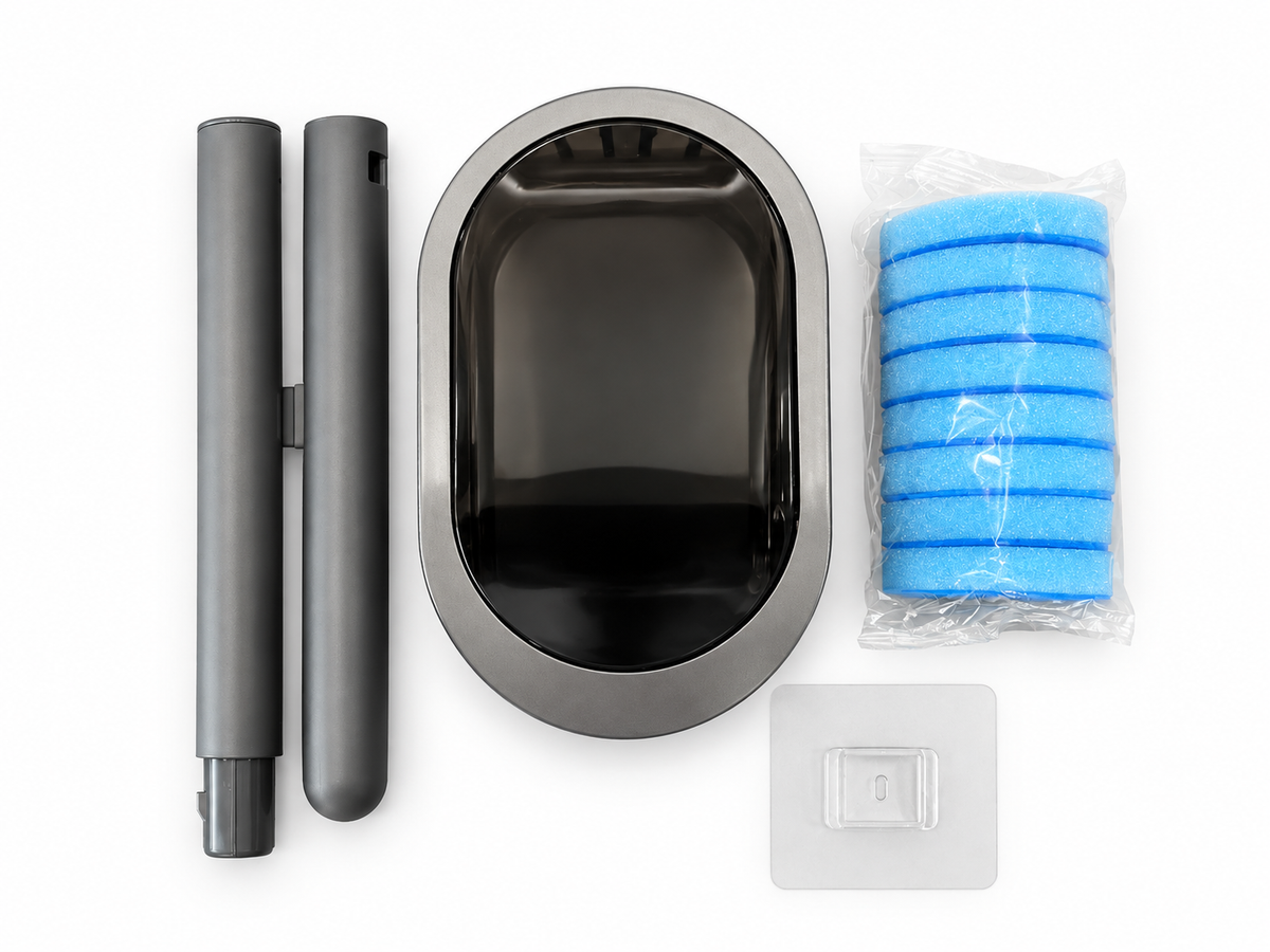 Tydal Touch-Free Toilet Brush Kit