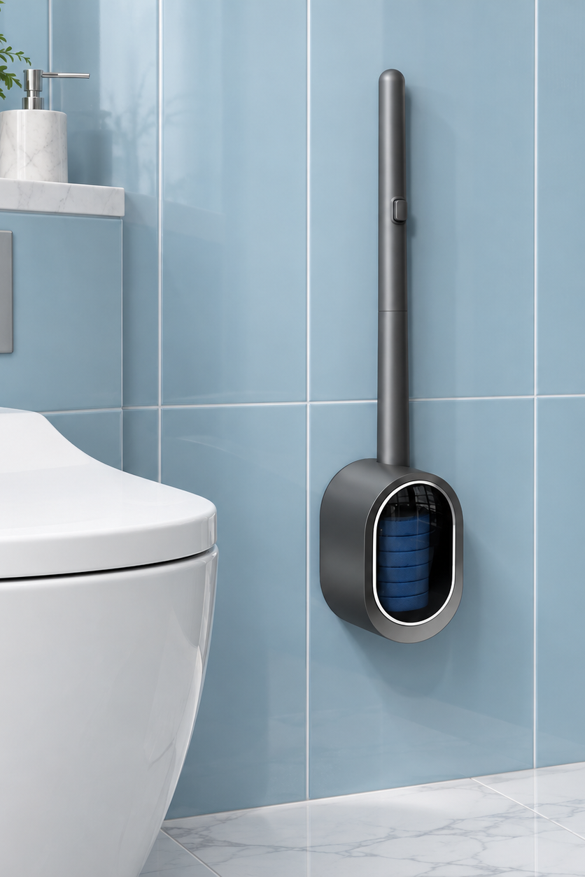Tydal Touch-Free Toilet Brush Kit