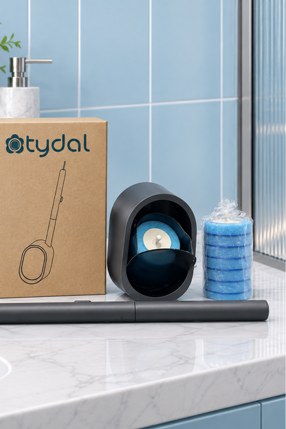 Tydal Touch-Free Toilet Brush Kit