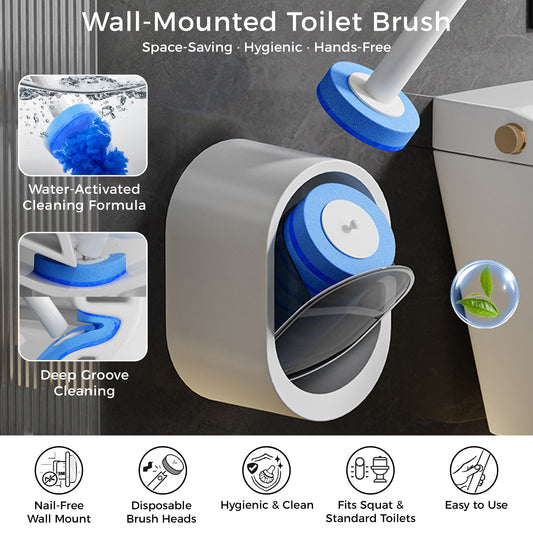 Tydal Touch-Free Toilet Brush Kit